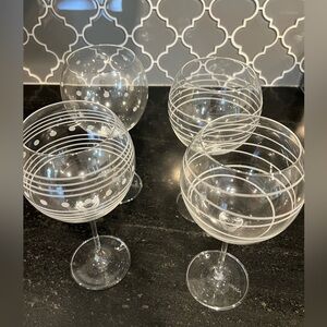 Mikasa Balloon Goblets Glasses (Set of 4)
